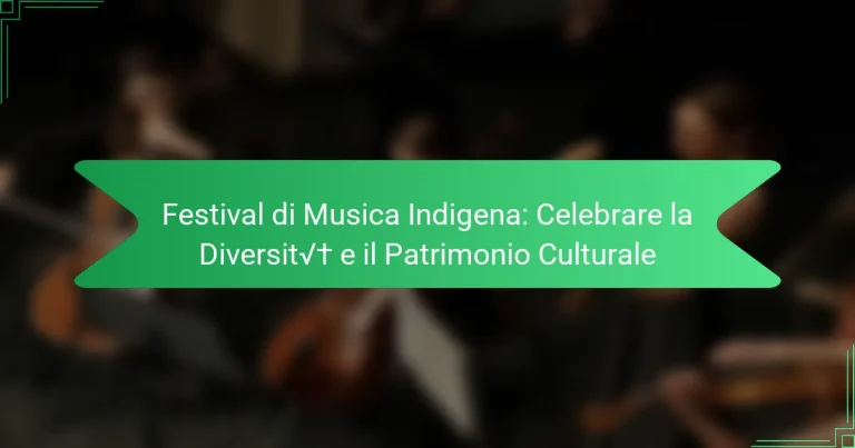 Festival di Musica Indigena: Celebrare la Diversità e il Patrimonio Culturale
